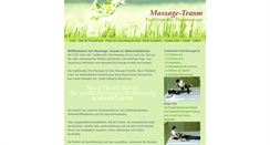 Desktop Screenshot of massage-traum.de